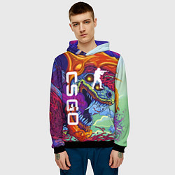 Толстовка-худи мужская CS GO HYPERBEAST, цвет: 3D-черный — фото 2