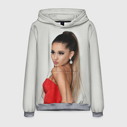 Толстовка-худи мужская Ariana Grande Ариана Гранде, цвет: 3D-меланж