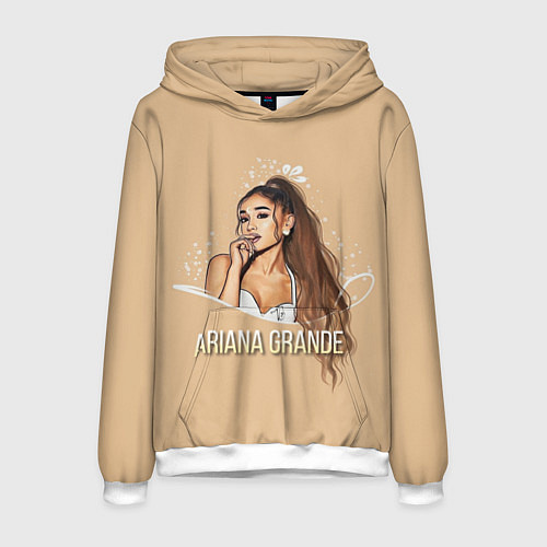 Мужская толстовка Ariana Grande Ариана Гранде / 3D-Белый – фото 1