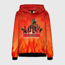 Толстовка-худи мужская Apex Legends, цвет: 3D-черный