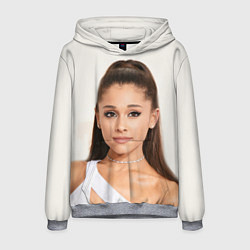 Толстовка-худи мужская Ariana Grande Ариана Гранде, цвет: 3D-меланж