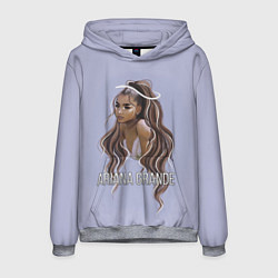 Толстовка-худи мужская Ariana Grande Ариана Гранде, цвет: 3D-меланж