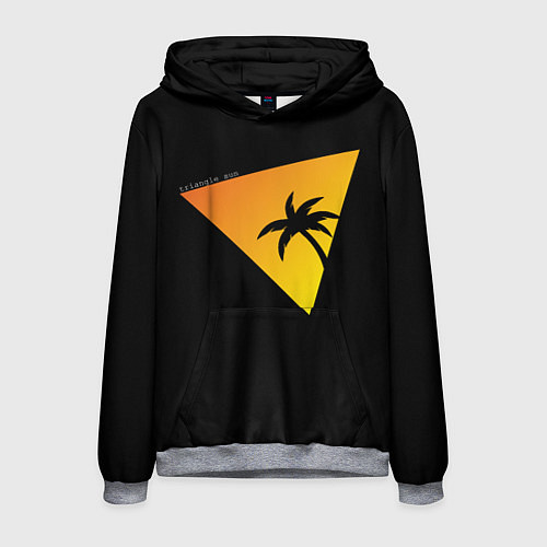 Мужская толстовка Triangle sun / 3D-Меланж – фото 1