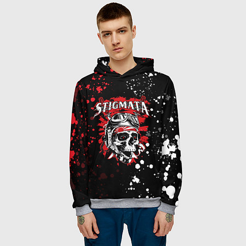 Мужская толстовка Stigmata / 3D-Меланж – фото 3