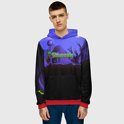 Толстовка-худи мужская TERRARIA, цвет: 3D-красный — фото 2