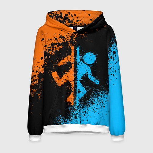 Мужская толстовка PORTAL / 3D-Белый – фото 1