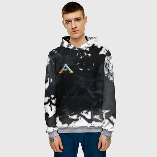 Мужская толстовка Ark Survival Evolved / 3D-Меланж – фото 3