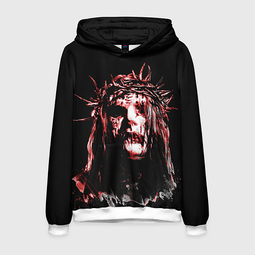 Мужская толстовка Слипнот джои / 3D-Белый – фото 1