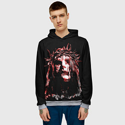 Толстовка-худи мужская Слипнот джои, цвет: 3D-меланж — фото 2