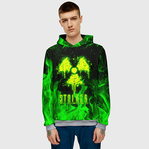 Мужская толстовка STALKER 2 / 3D-Меланж – фото 3