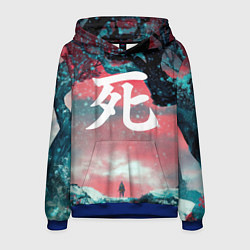 Толстовка-худи мужская Sekiro shadows die twice, цвет: 3D-синий
