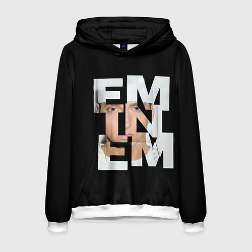 Мужская толстовка Eminem / 3D-Белый – фото 1