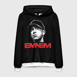 Толстовка-худи мужская Eminem, цвет: 3D-белый