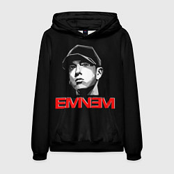 Толстовка-худи мужская Eminem, цвет: 3D-черный