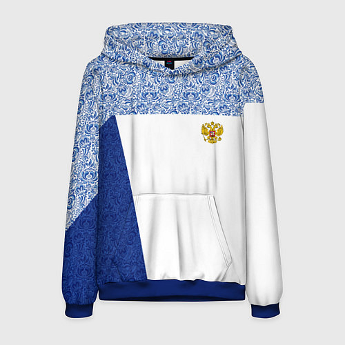 Мужская толстовка Форма России / 3D-Синий – фото 1