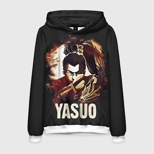 Мужская толстовка Yasuo / 3D-Белый – фото 1