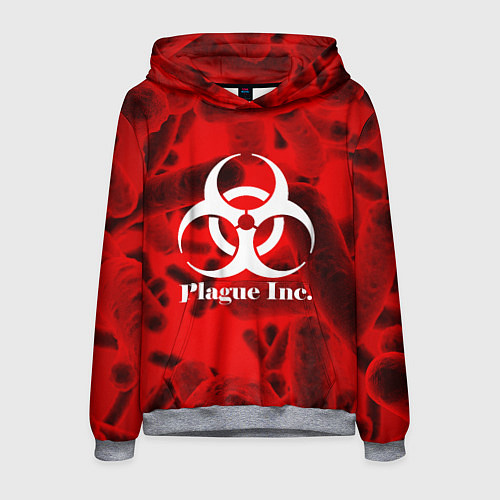 Мужская толстовка PLAGUE INC / 3D-Меланж – фото 1