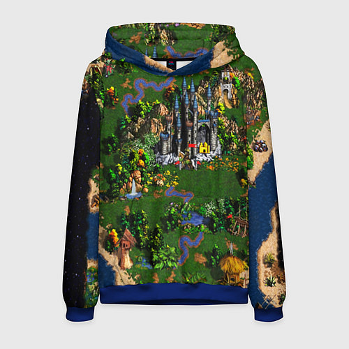 Мужская толстовка Heroes of Might and Magic / 3D-Синий – фото 1