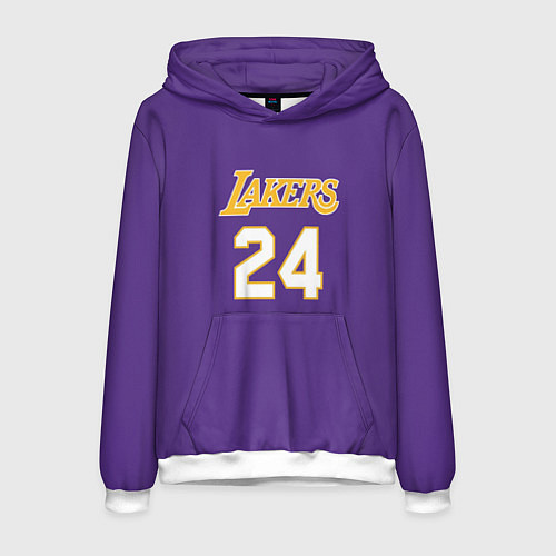 Мужская толстовка Los Angeles Lakers Kobe Brya / 3D-Белый – фото 1