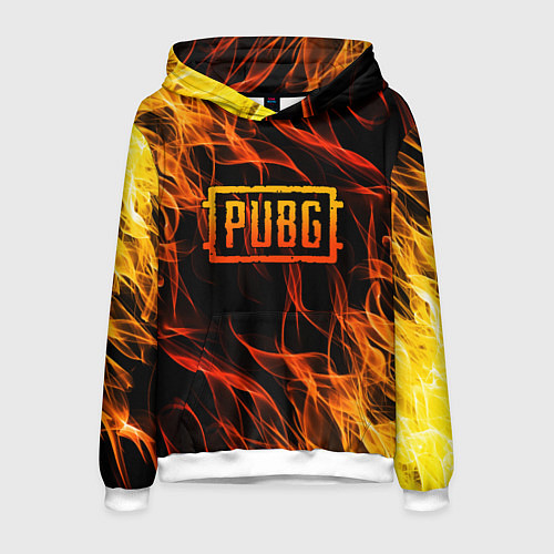 Мужская толстовка PUBG / 3D-Белый – фото 1