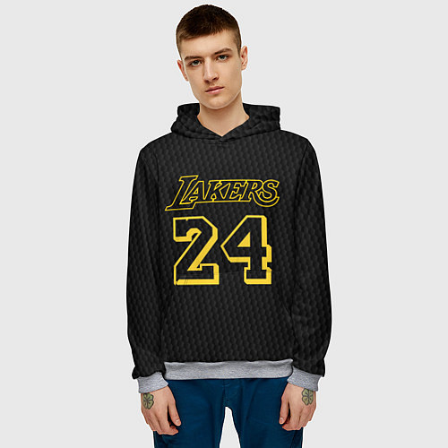 Мужская толстовка Kobe Bryant / 3D-Меланж – фото 3