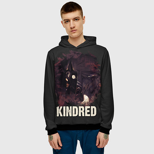 Мужская толстовка Kindred / 3D-Черный – фото 3