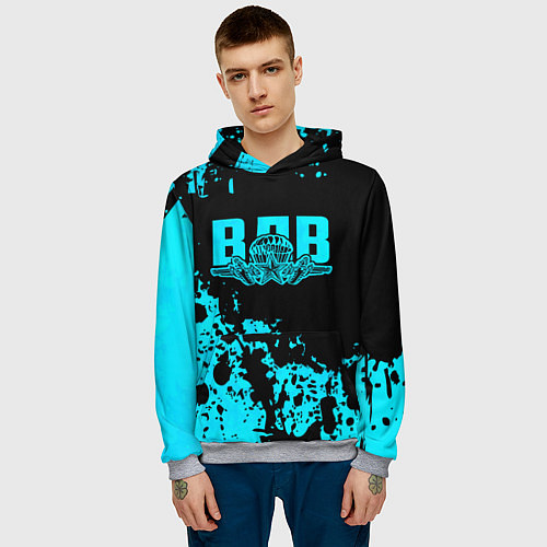 Мужская толстовка ВДВ / 3D-Меланж – фото 3