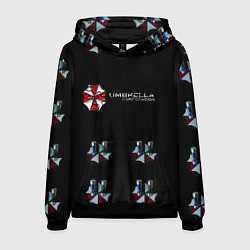 Толстовка-худи мужская Umbrella Corporation, цвет: 3D-черный