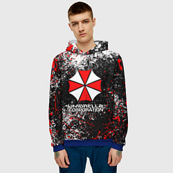 Толстовка-худи мужская UMBRELLA CORP, цвет: 3D-синий — фото 2