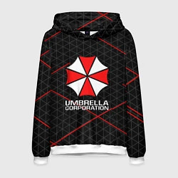 Толстовка-худи мужская UMBRELLA CORP, цвет: 3D-белый