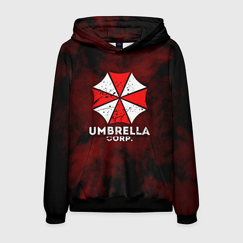 Мужская толстовка UMBRELLA CORP / 3D-Черный – фото 1