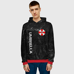 Толстовка-худи мужская UMBRELLA CORP, цвет: 3D-красный — фото 2