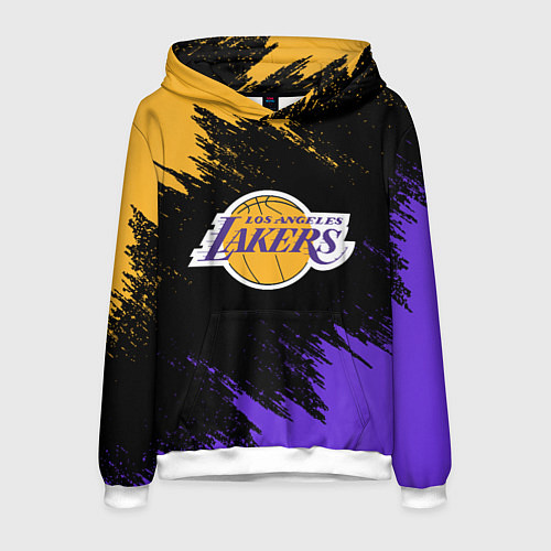 Мужская толстовка LA LAKERS / 3D-Белый – фото 1