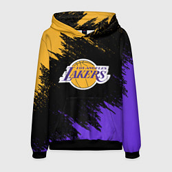 Толстовка-худи мужская LA LAKERS, цвет: 3D-черный