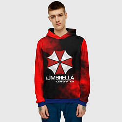 Толстовка-худи мужская UMBRELLA CORP, цвет: 3D-синий — фото 2