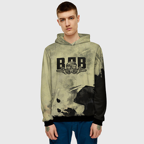 Мужская толстовка ВДВ / 3D-Черный – фото 3