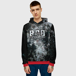 Толстовка-худи мужская ВДВ, цвет: 3D-красный — фото 2