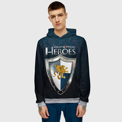 Мужская толстовка Heroes of Might and Magic / 3D-Меланж – фото 3