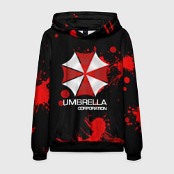 Толстовка-худи мужская UMBRELLA CORP, цвет: 3D-черный