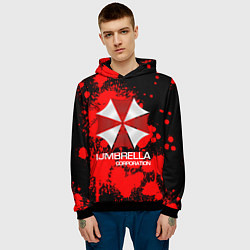 Толстовка-худи мужская UMBRELLA CORP, цвет: 3D-черный — фото 2