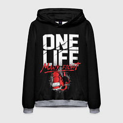 Мужская толстовка One Life Many Fight