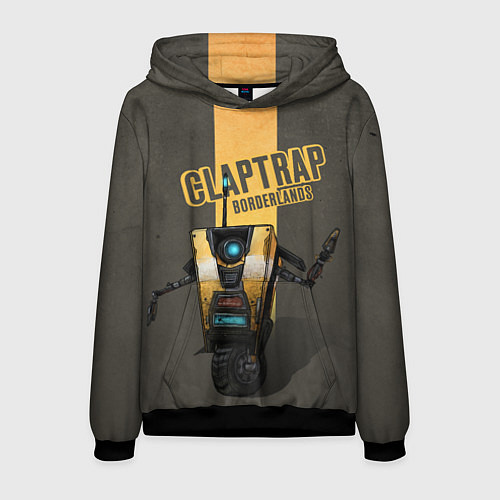 Мужская толстовка Claptrap / 3D-Черный – фото 1
