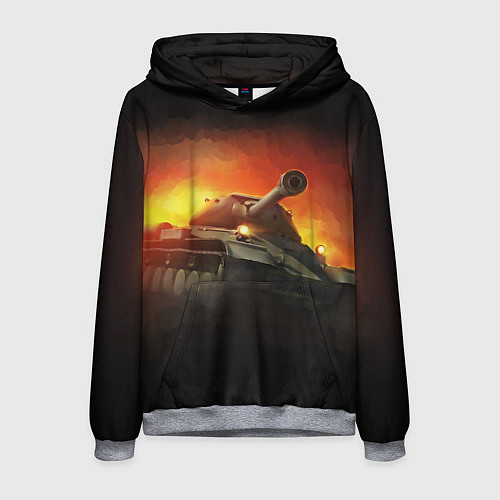 Мужская толстовка Tank / 3D-Меланж – фото 1