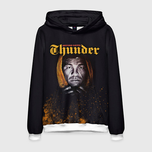 Мужская толстовка Arturo 'Thunder' Gatti / 3D-Белый – фото 1