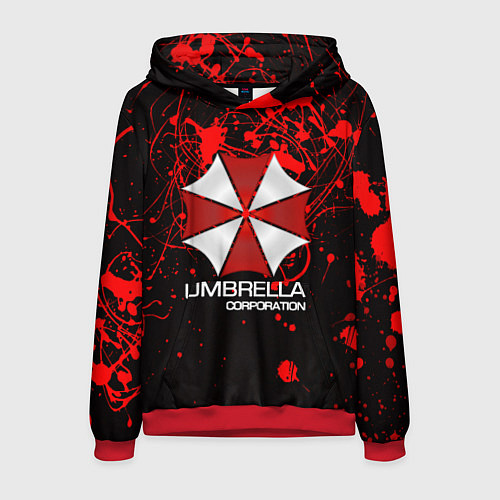 Мужская толстовка UMBRELLA CORP / 3D-Красный – фото 1