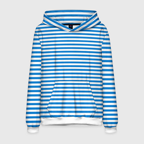 Мужская толстовка Тельняшка ВДВ / 3D-Белый – фото 1