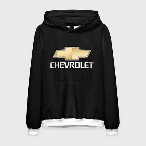 Мужская толстовка CHEVROLET / 3D-Белый – фото 1