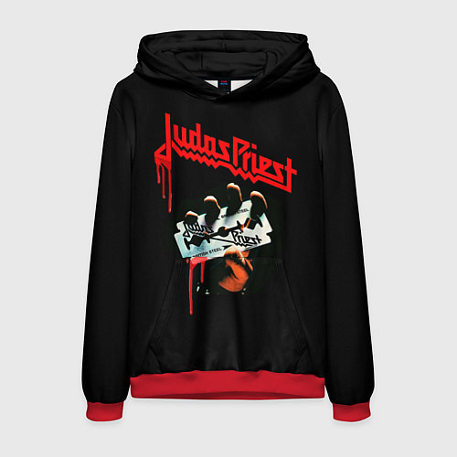 Мужская толстовка Judas Priest / 3D-Красный – фото 1