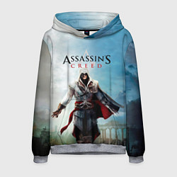 Толстовка-худи мужская Assassins Creed, цвет: 3D-меланж