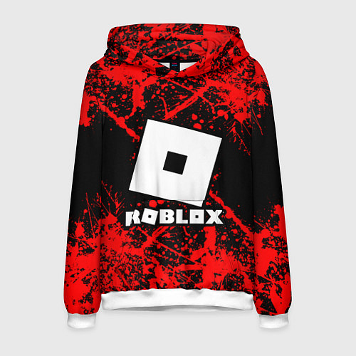 Мужская толстовка Roblox / 3D-Белый – фото 1
